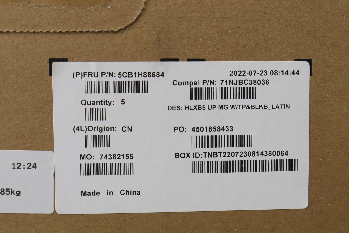 Lenovo Cover Upper Case Assembly La S - 5CB1H88684