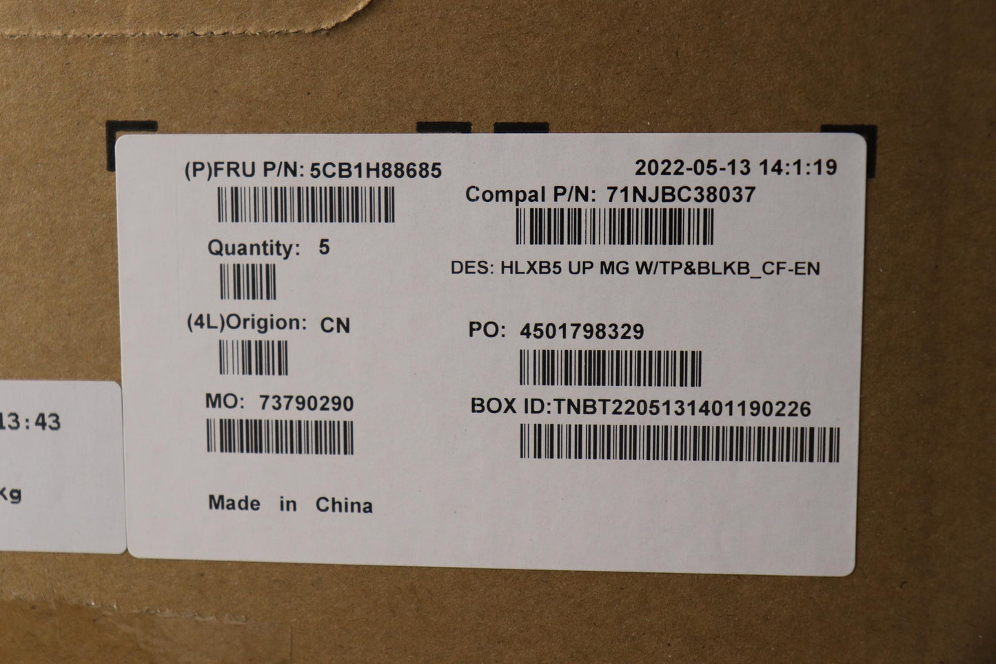 Lenovo Cover Upper Case Assembly Fra/ - 5CB1H88685