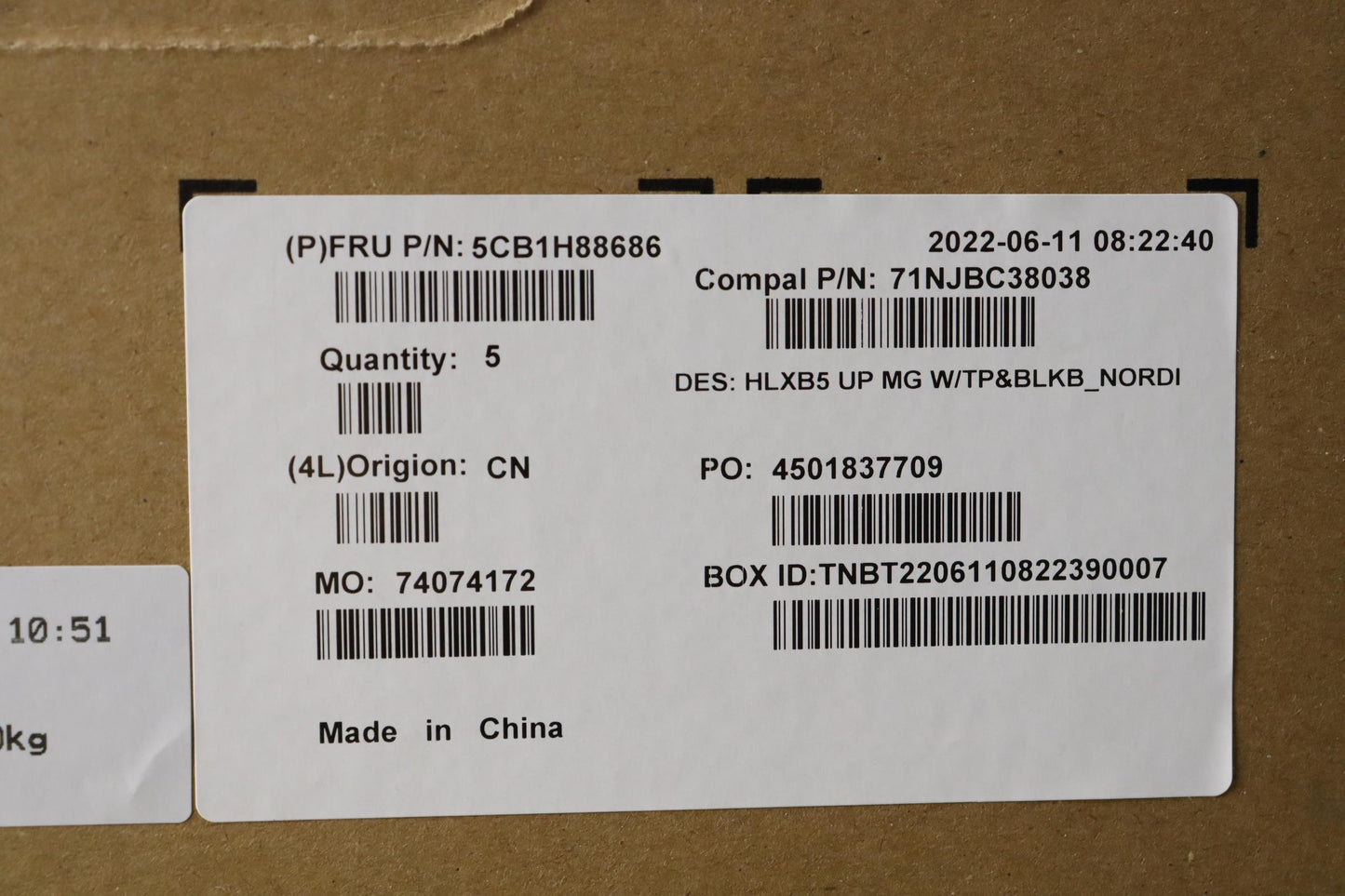 Lenovo Cover Upper Case Assembly Nord - 5CB1H88686