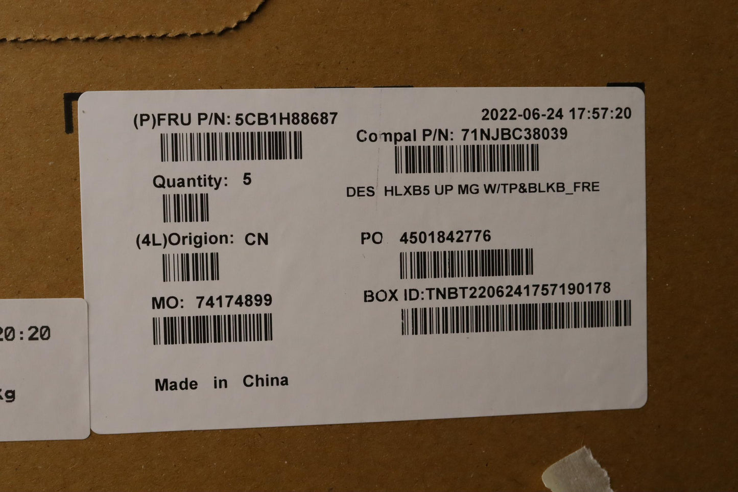 Lenovo Cover Upper Case Assembly Fra - 5CB1H88687