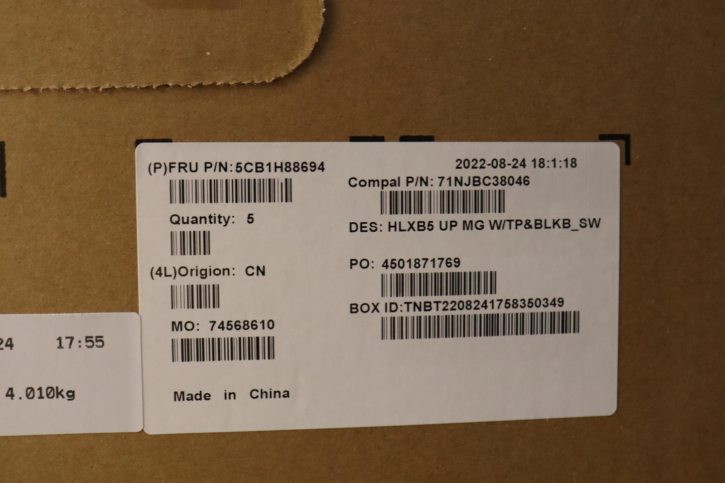Lenovo Cover Upper Case Assembly Sws - 5CB1H88694