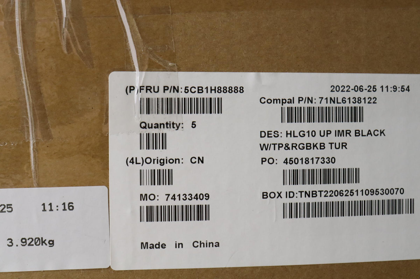 Lenovo Cover Uppercase Assembly Tur C - 5CB1H88888