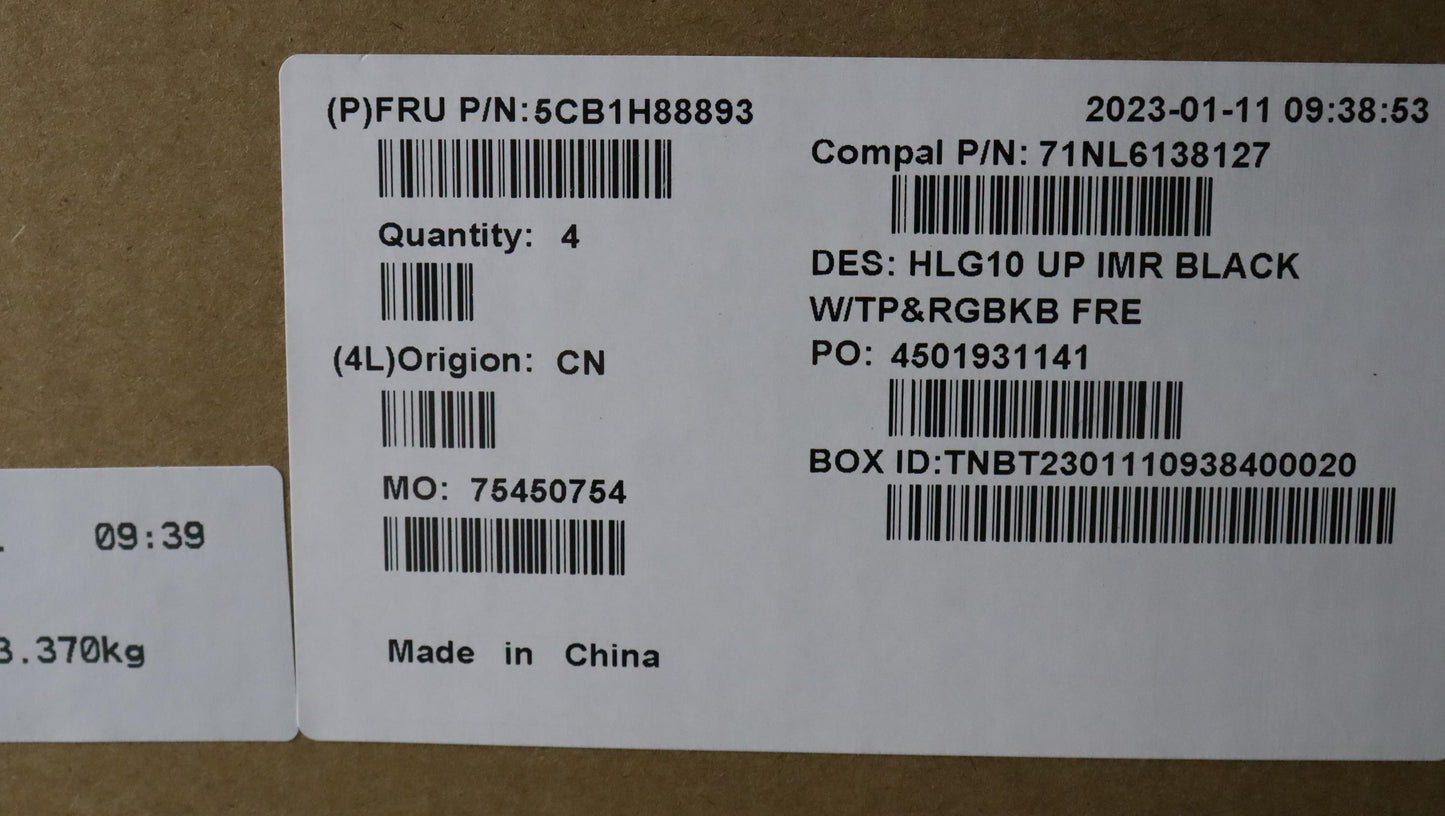 Lenovo Cover Uppercase Assembly Fra C - 5CB1H88893