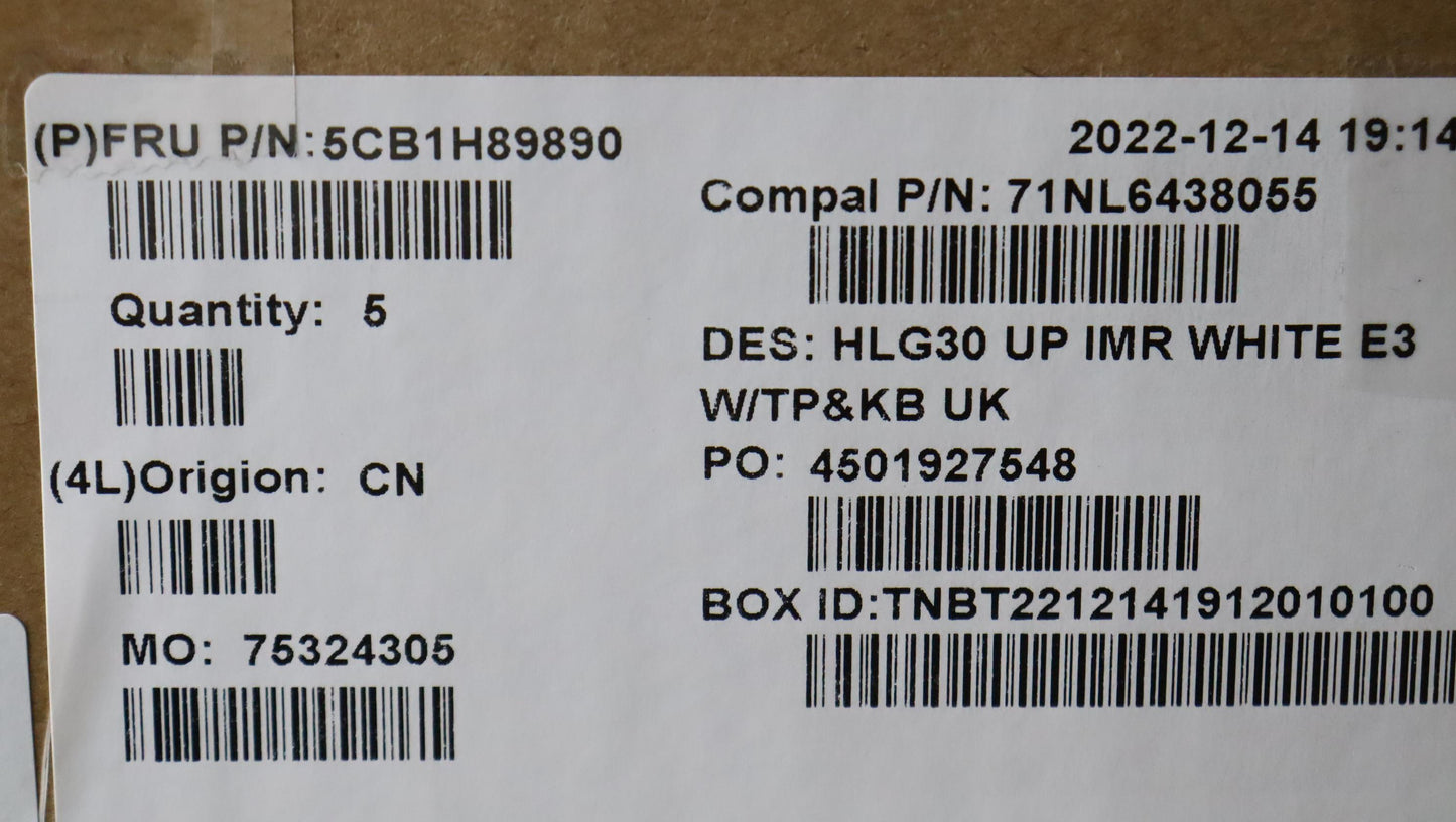 Lenovo Cover Uppercaseasmuke C82S9 E3 - 5CB1H89890