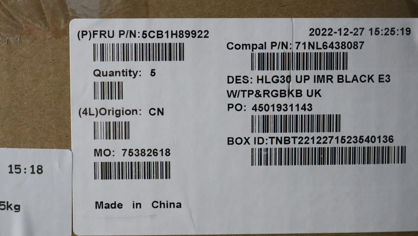 Lenovo Cover Uppercaseasmuke C82S9Rgb - 5CB1H89922