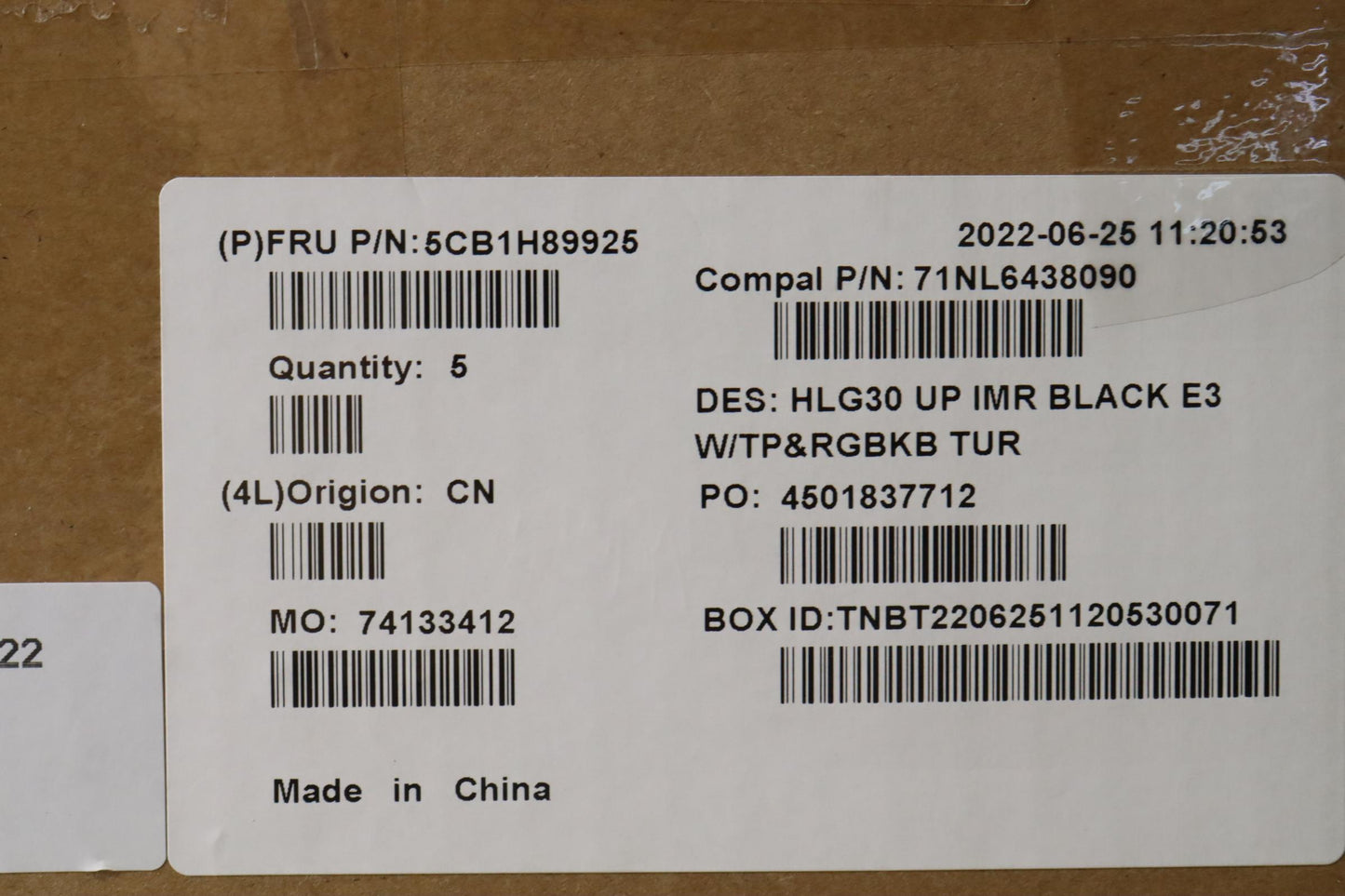 Lenovo Cover Uppercaseasmtur C82S9Rgb - 5CB1H89925