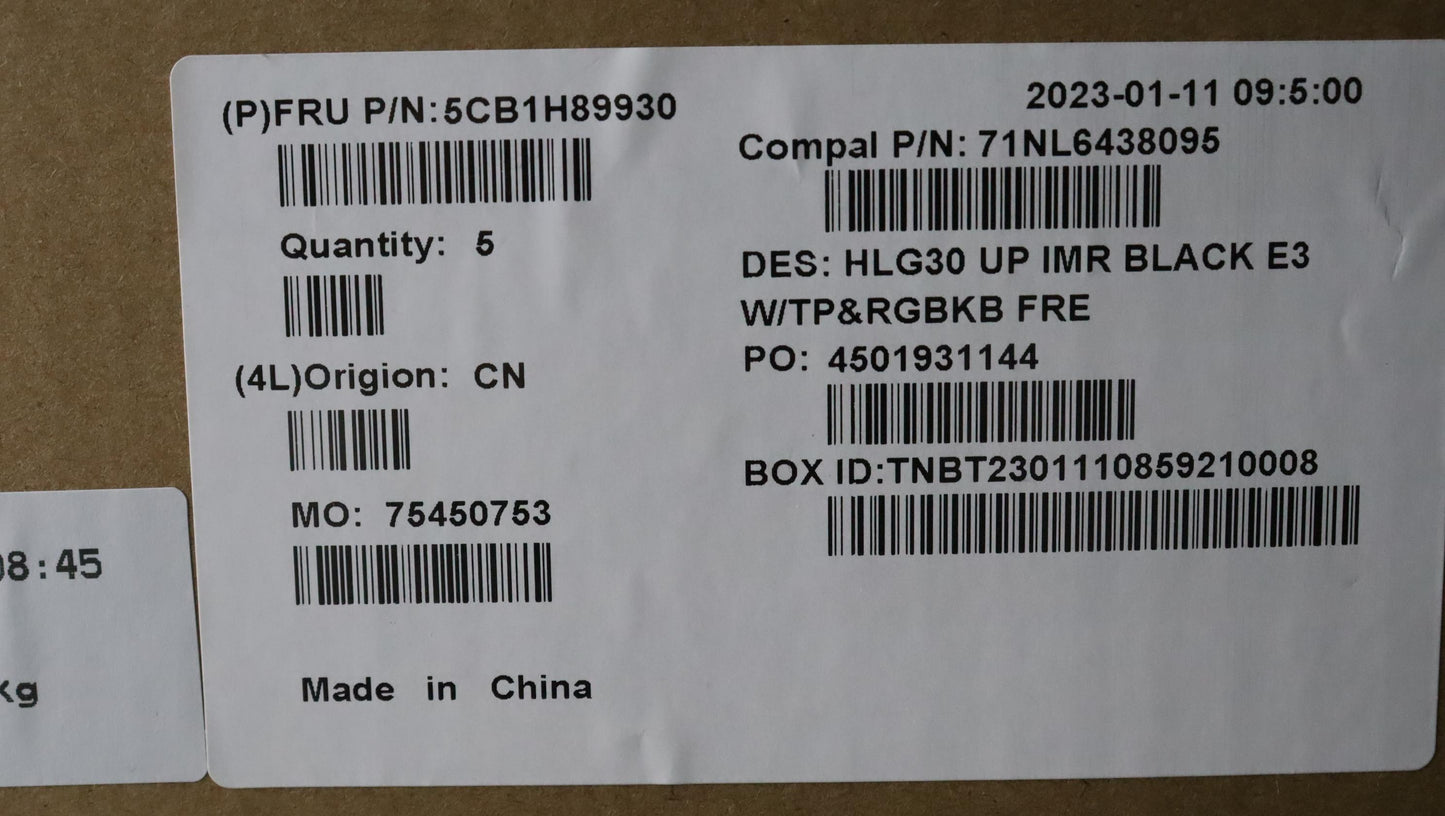 Lenovo Cover Uppercaseasmfra C82S9Rgb - 5CB1H89930