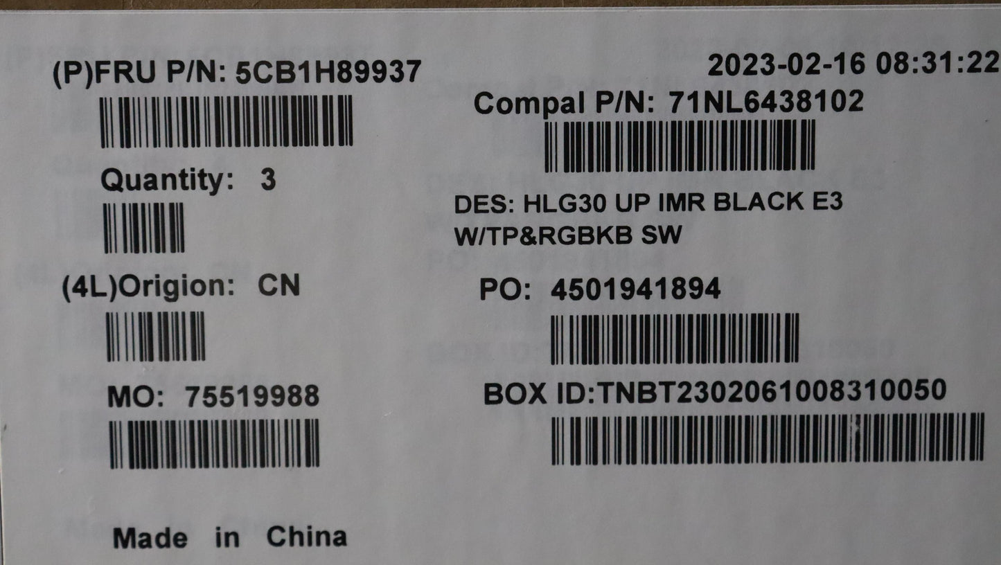 Lenovo Cover Uppercaseasmsws C82S9Rgb - 5CB1H89937
