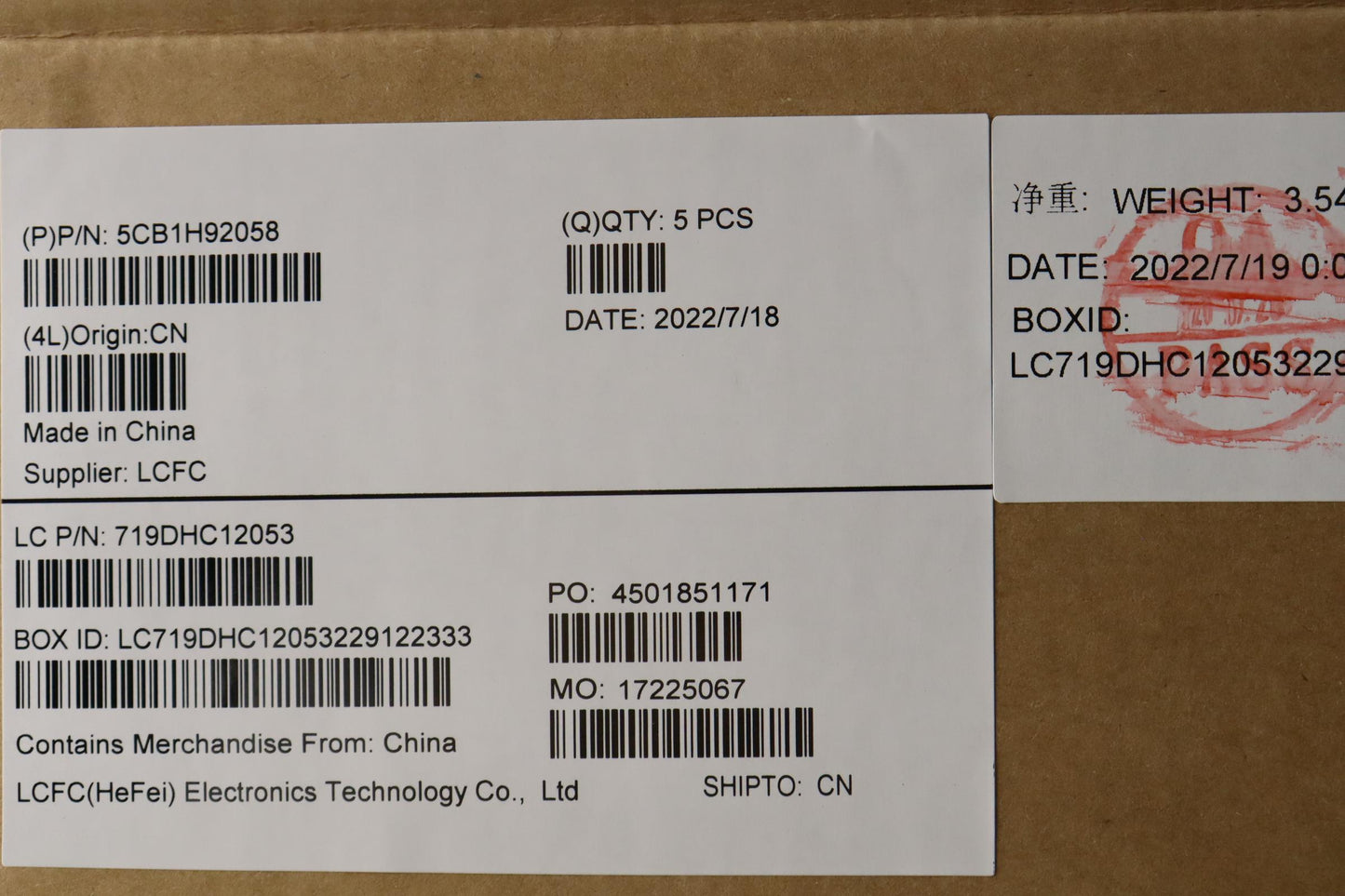 Lenovo Cover Upper Case Asmger L82Qd - 5CB1H92058