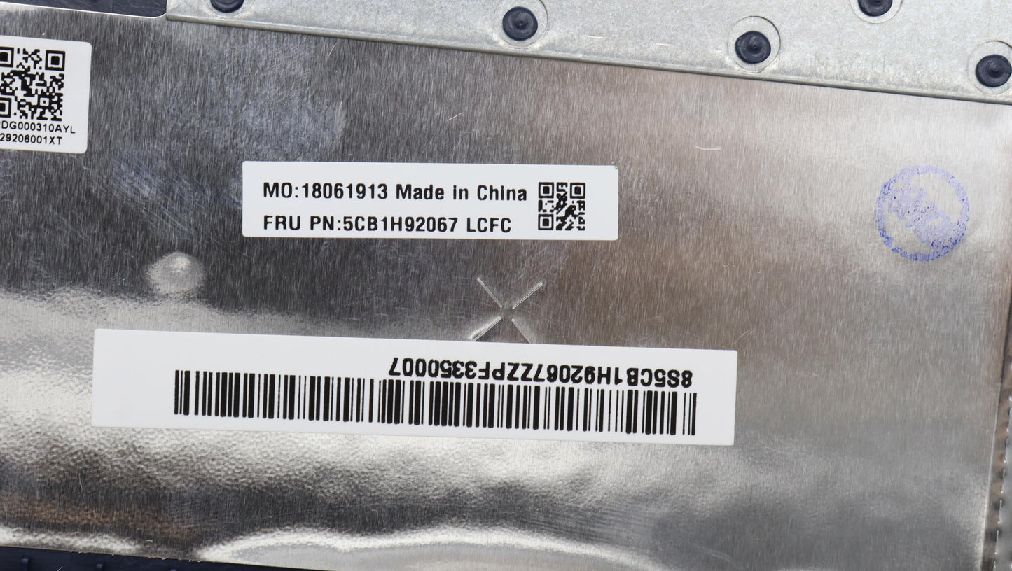 Lenovo Cover Upper Case Asmla Spa L82 - 5CB1H92067