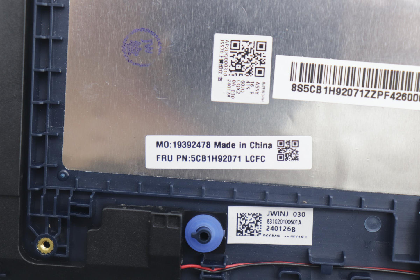 Lenovo Cover Upper Case Asmslv L82Qd - 5CB1H92071
