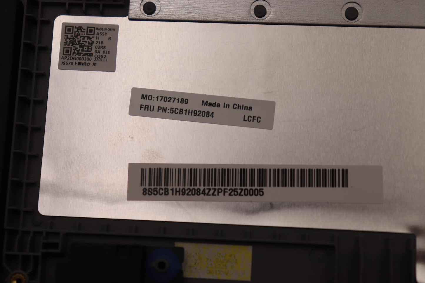 Lenovo Cover Upper Case Asmeng L82Qd - 5CB1H92084