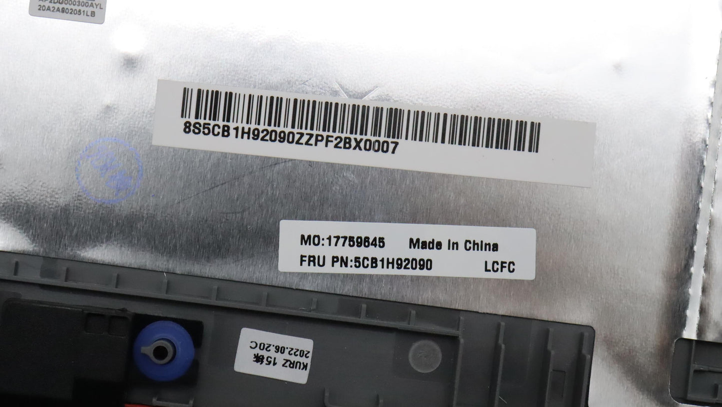 Lenovo Cover Upper Case Asmgre L82Qd - 5CB1H92090