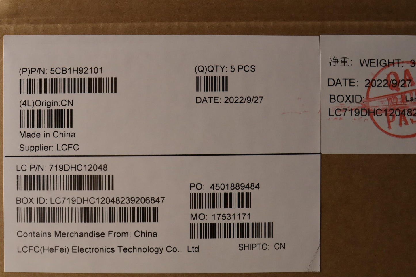 Lenovo Cover Upper Case Asmrus L82Qd - 5CB1H92101