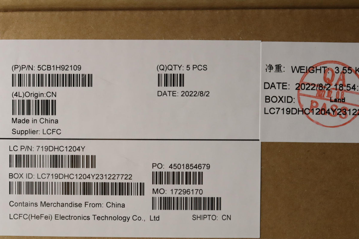Lenovo Cover Upper Case Asmukr L82Qd - 5CB1H92109
