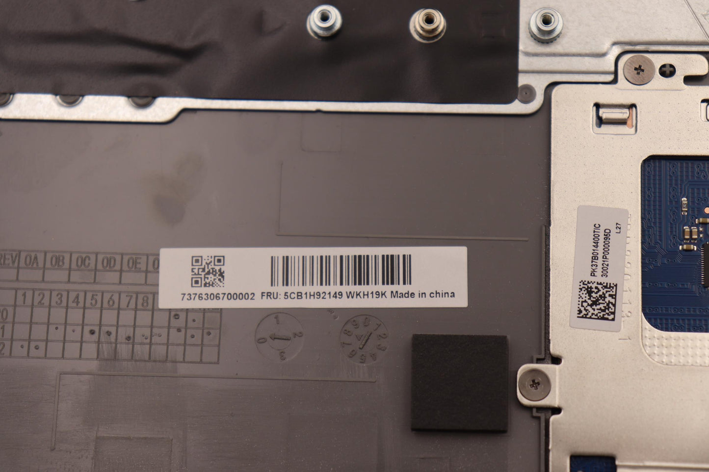 Lenovo Cover Upper Case Assembly Eng - 5CB1H92149