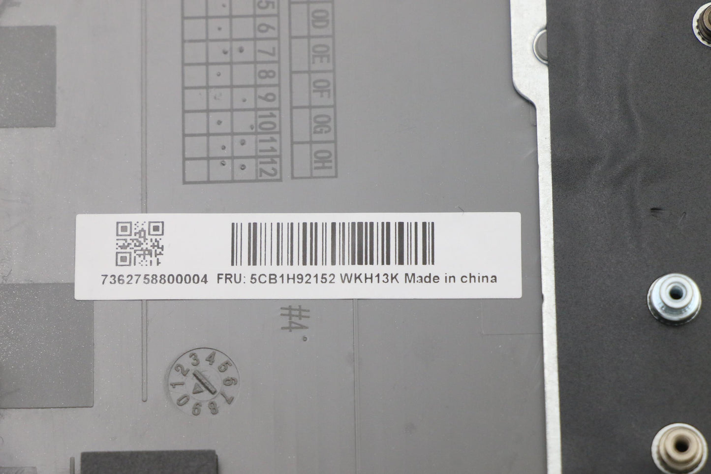 Lenovo Cover Upper Case Assembly Kor - 5CB1H92152