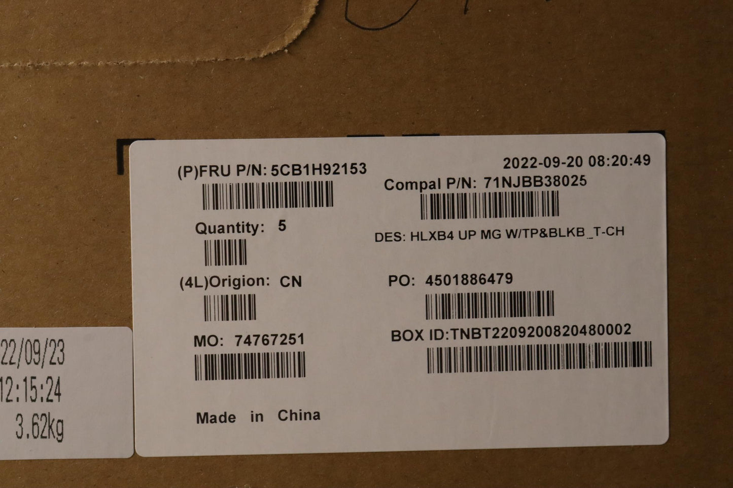 Lenovo Cover Upper Case Assembly Tc C - 5CB1H92153