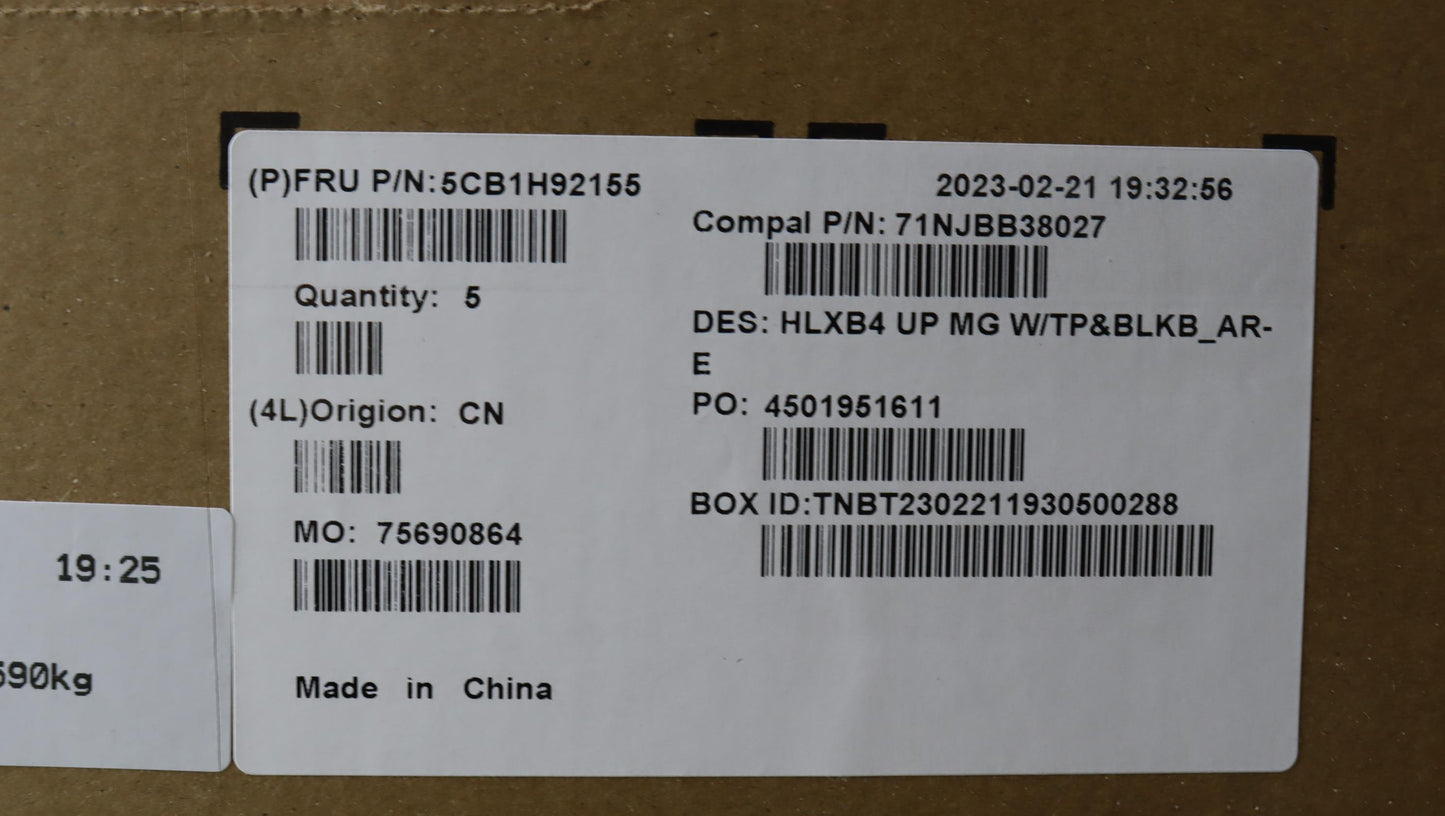 Lenovo Cover Upper Case Assembly Ara - 5CB1H92155