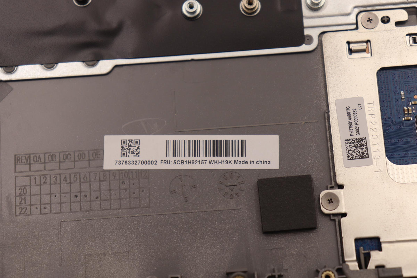 Lenovo Cover Upper Case Assembly Thai - 5CB1H92157