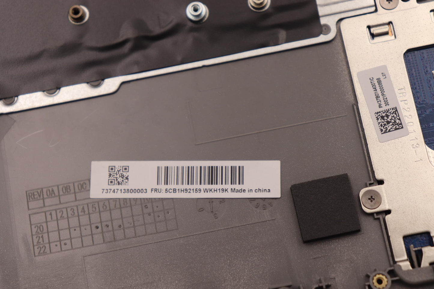 Lenovo Cover Upper Case Assembly Uke - 5CB1H92159