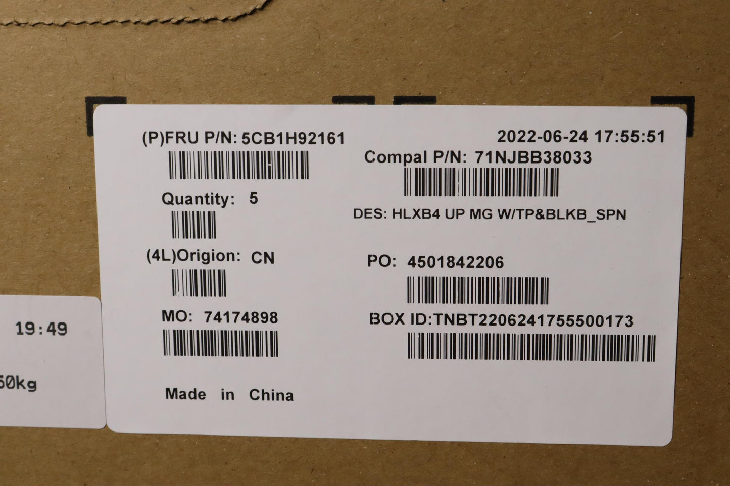 Lenovo Cover Upper Case Assembly Spa - 5CB1H92161
