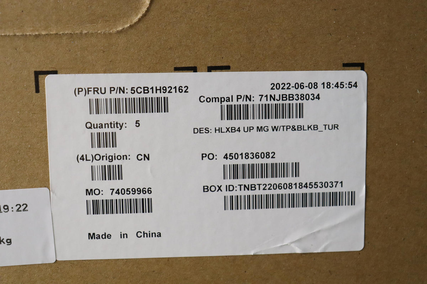 Lenovo Cover Upper Case Assembly Tur - 5CB1H92162
