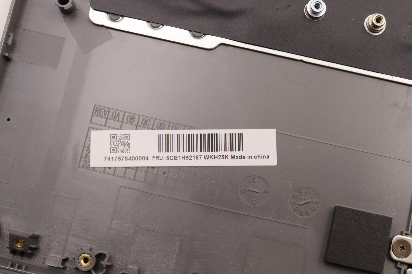 Lenovo Cover Upper Case Assembly Fra - 5CB1H92167