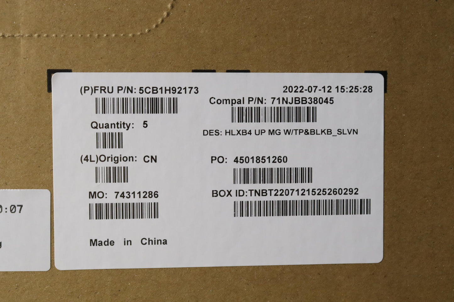 Lenovo Cover Upper Case Assembly Slv - 5CB1H92173