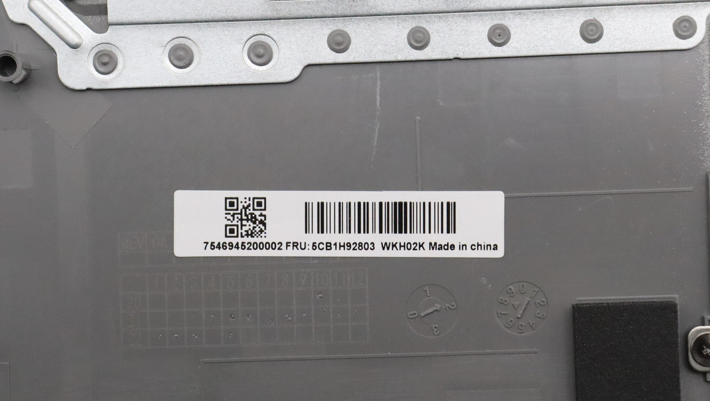 Lenovo Cover Uppercase Assembly Euro - 5CB1H92803