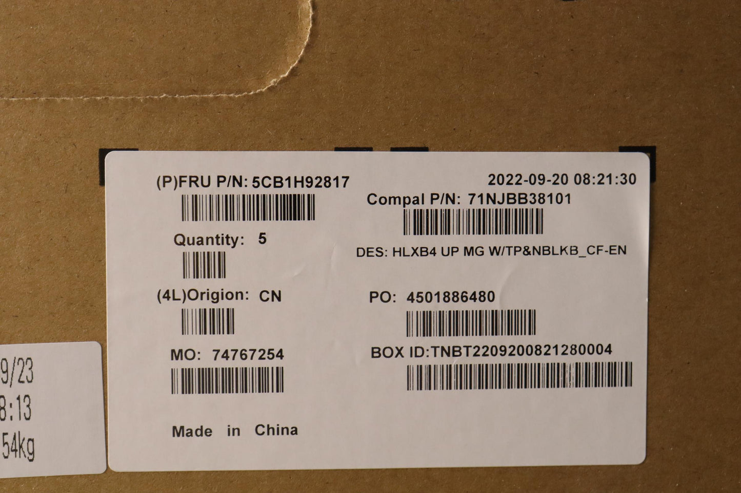 Lenovo Cover Upper Case Assembly Fra/ - 5CB1H92817