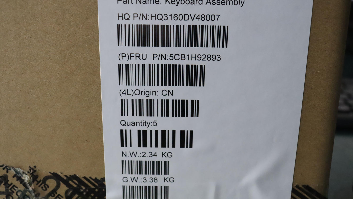 Lenovo Cover Upper Case Assembly Ita - 5CB1H92893
