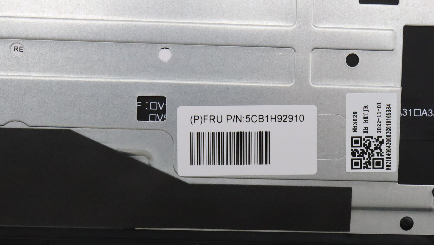 Lenovo Cover Upper Case Assembly Bel - 5CB1H92910
