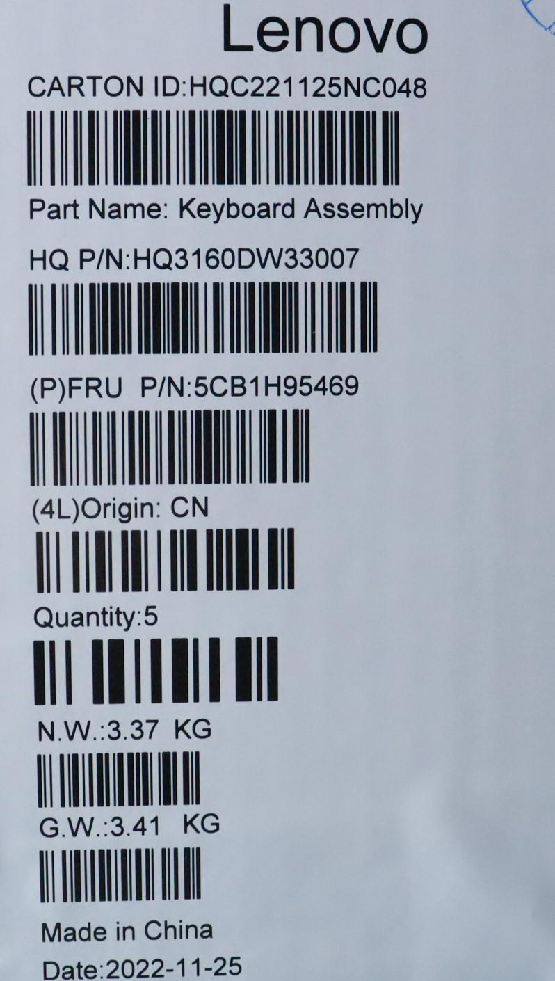 Lenovo Cover Upper Case Assembly Cze/ - 5CB1H95469