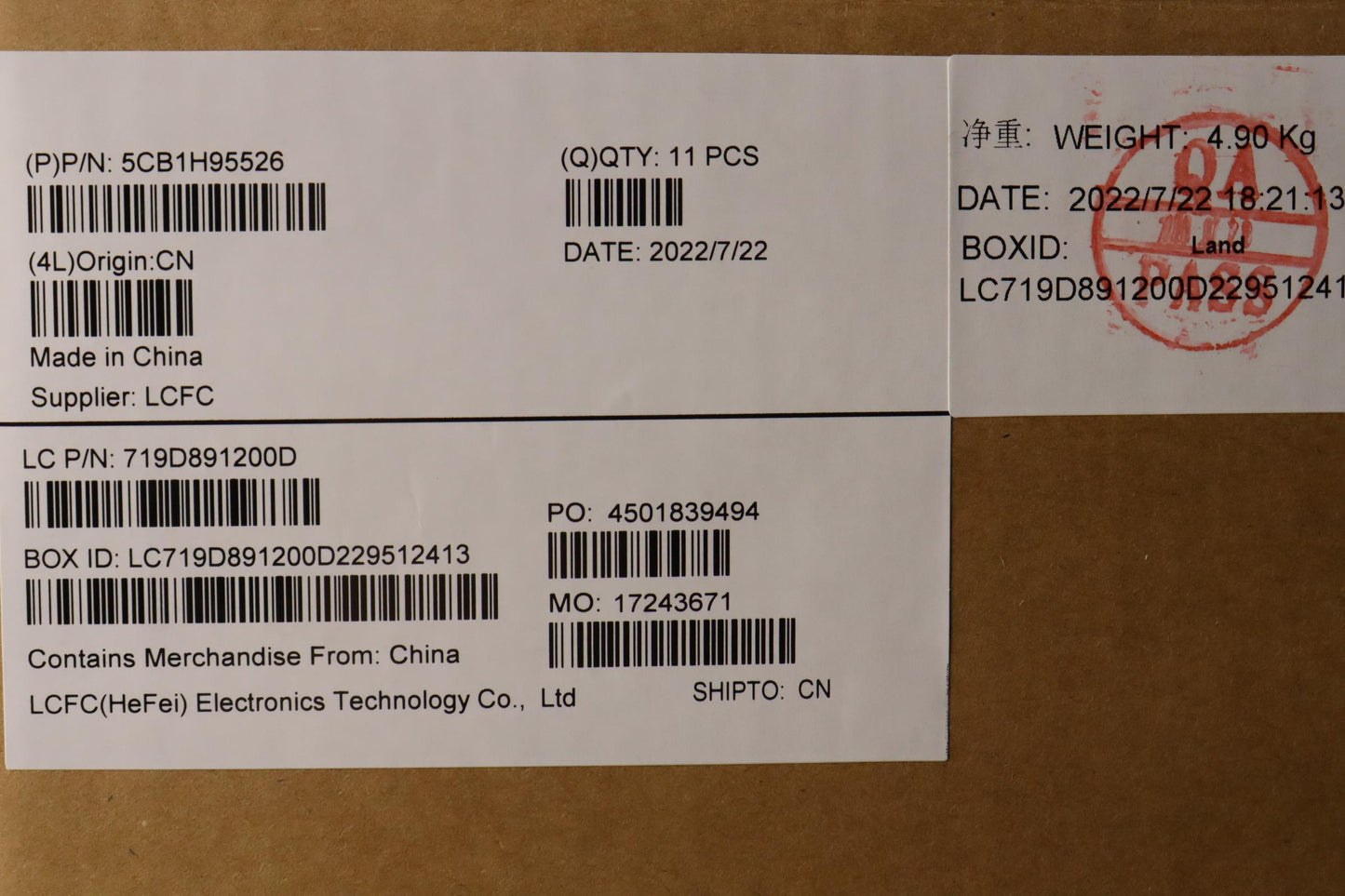 Lenovo Cover Lcd Cover L 82Sf Metalsg - 5CB1H95526
