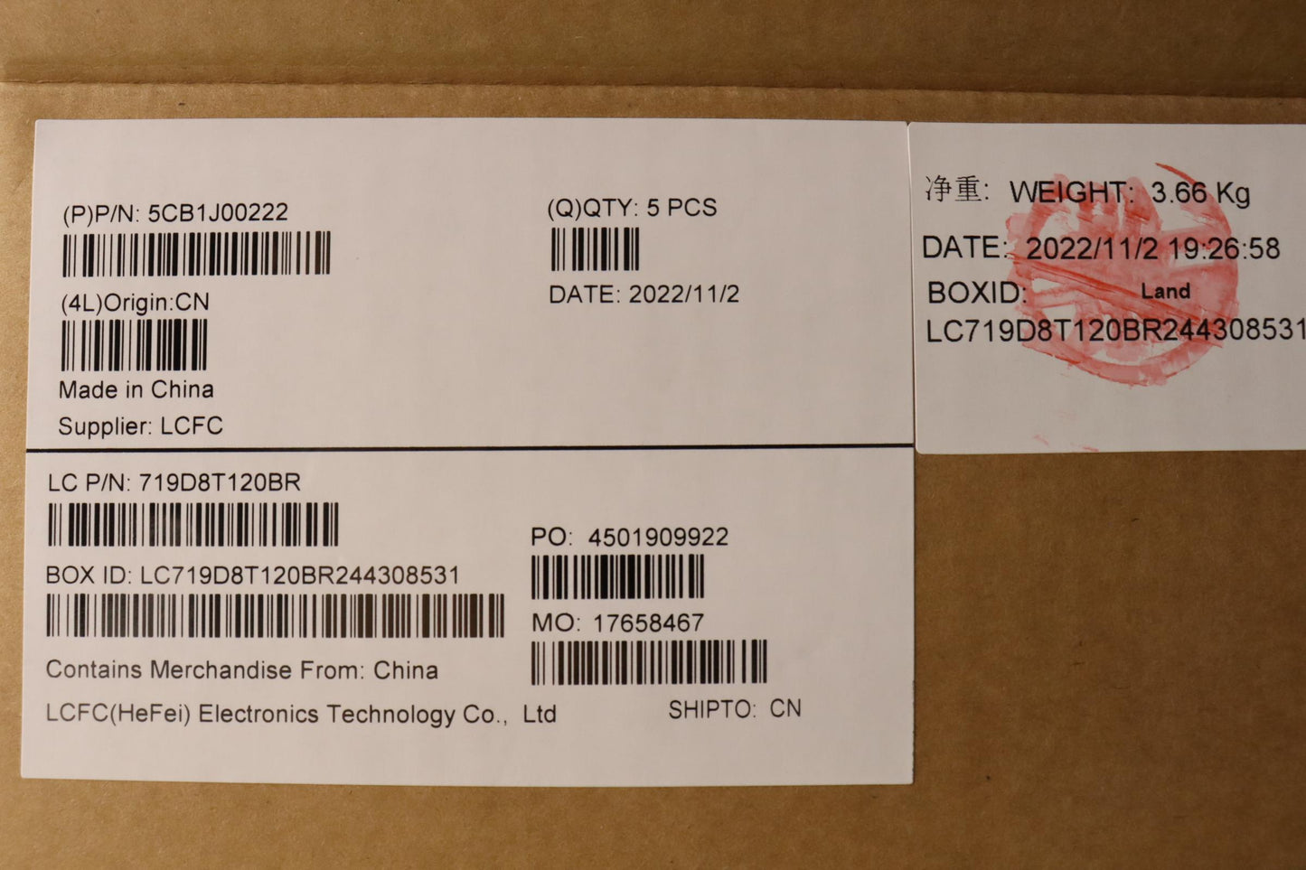 Lenovo Cover Upper Case Asmfral82Sffp - 5CB1J00222