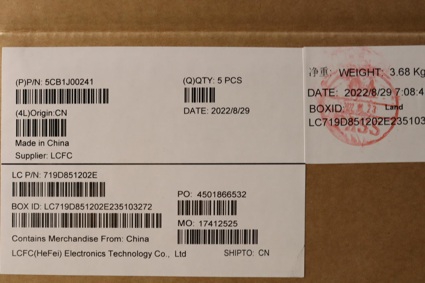 Lenovo Cover Upper Case Asmtc L82Sffp - 5CB1J00241