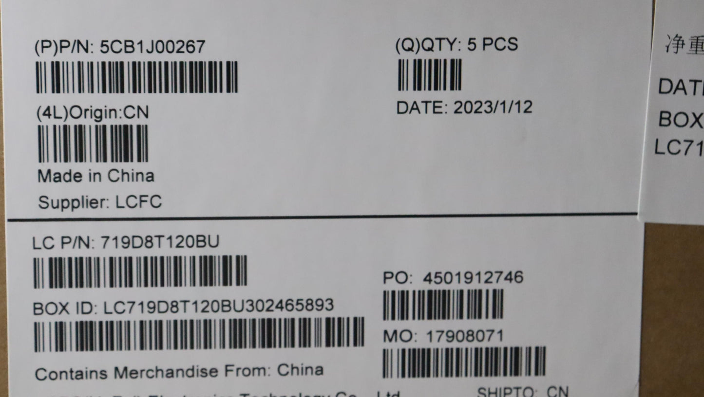 Lenovo Cover Uppercaseasmnordicl82Sff - 5CB1J00267