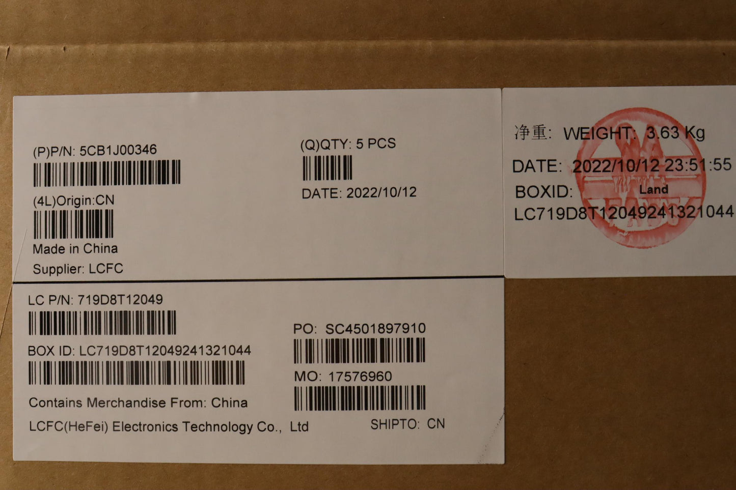 Lenovo Cover Upper Case Asmengl82Sffp - 5CB1J00346