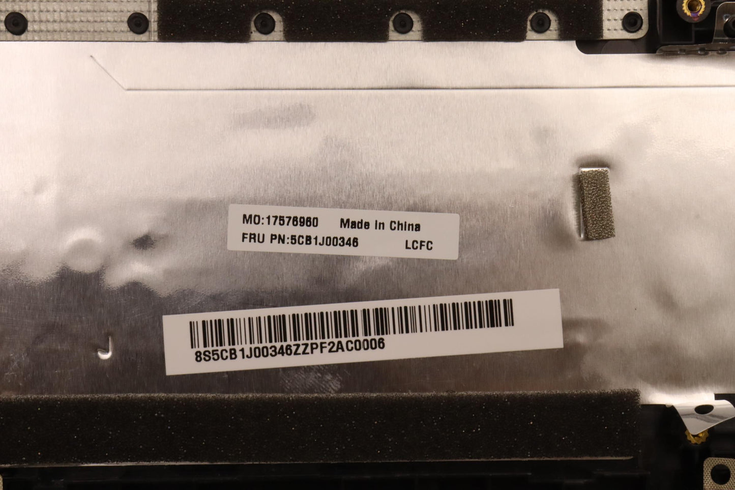 Lenovo Cover Upper Case Asmengl82Sffp - 5CB1J00346