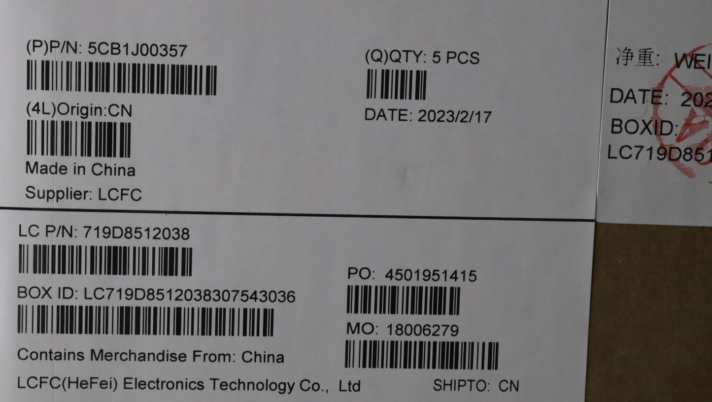 Lenovo Cover Upper Case Asmital82Sffp - 5CB1J00357