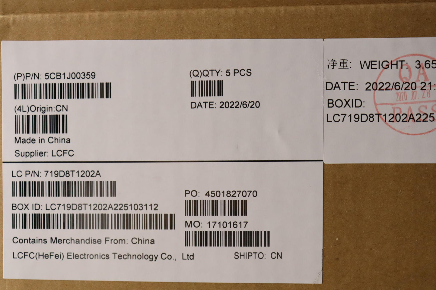 Lenovo Cover Upper Case Asmkorl82Sffp - 5CB1J00359