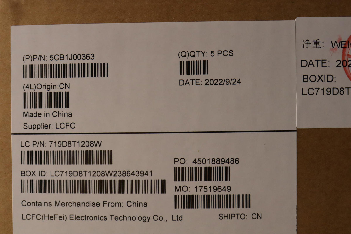 Lenovo Cover Upper Case Asmrusl82Sffp - 5CB1J00363