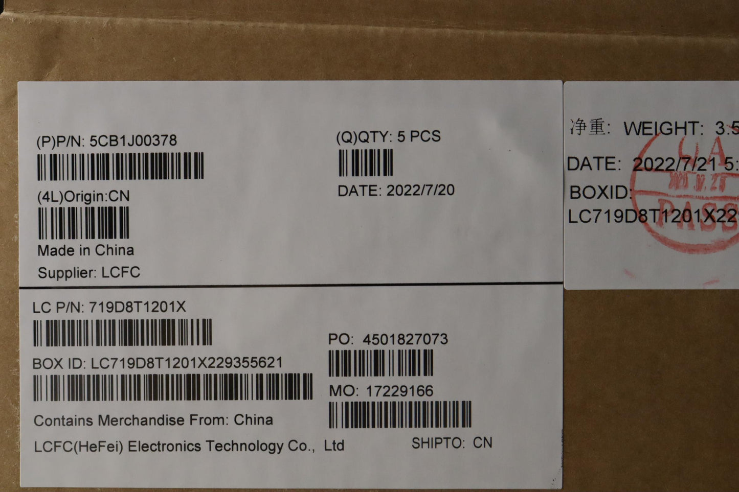 Lenovo Cover Upper Case Asmengl82Sffp - 5CB1J00378