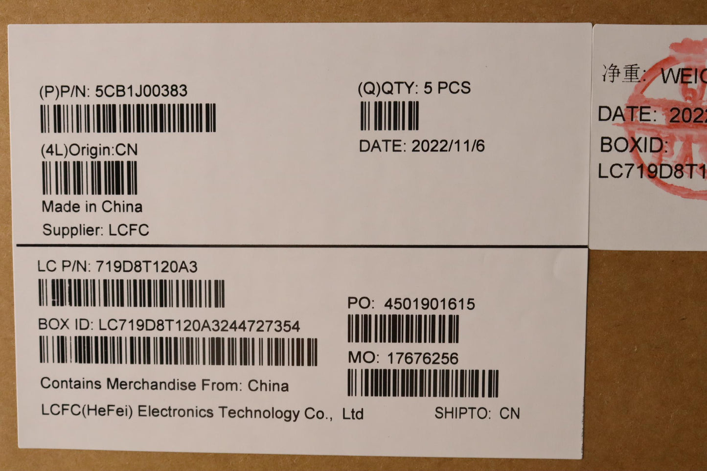 Lenovo Cover Upper Case Asmgerl82Sffp - 5CB1J00383