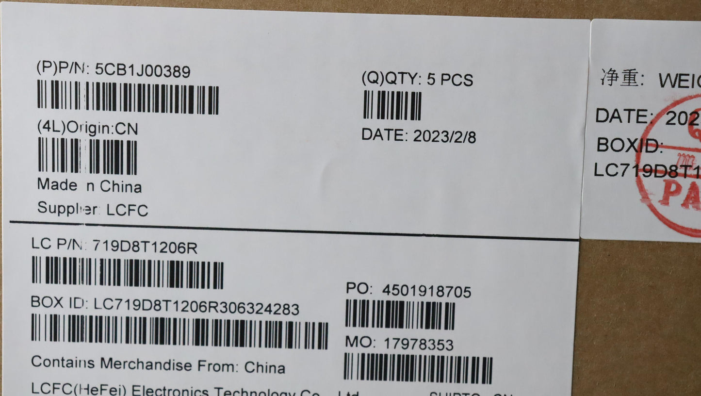 Lenovo Cover Upper Case Asmital82Sffp - 5CB1J00389