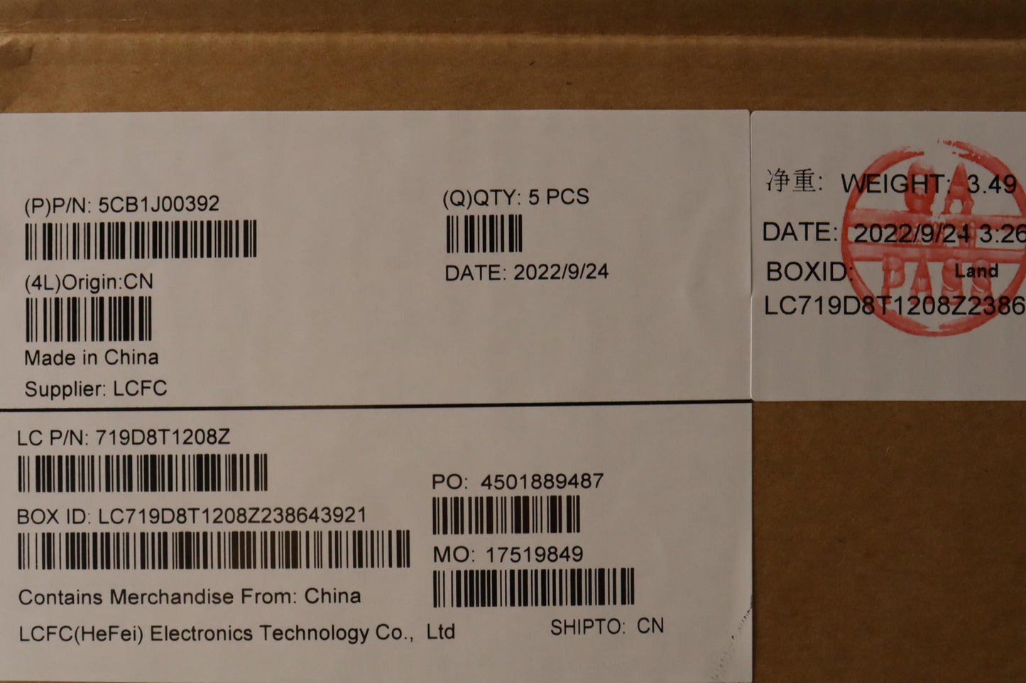 Lenovo Cover Uppercaseasmlaspal82Sffp - 5CB1J00392