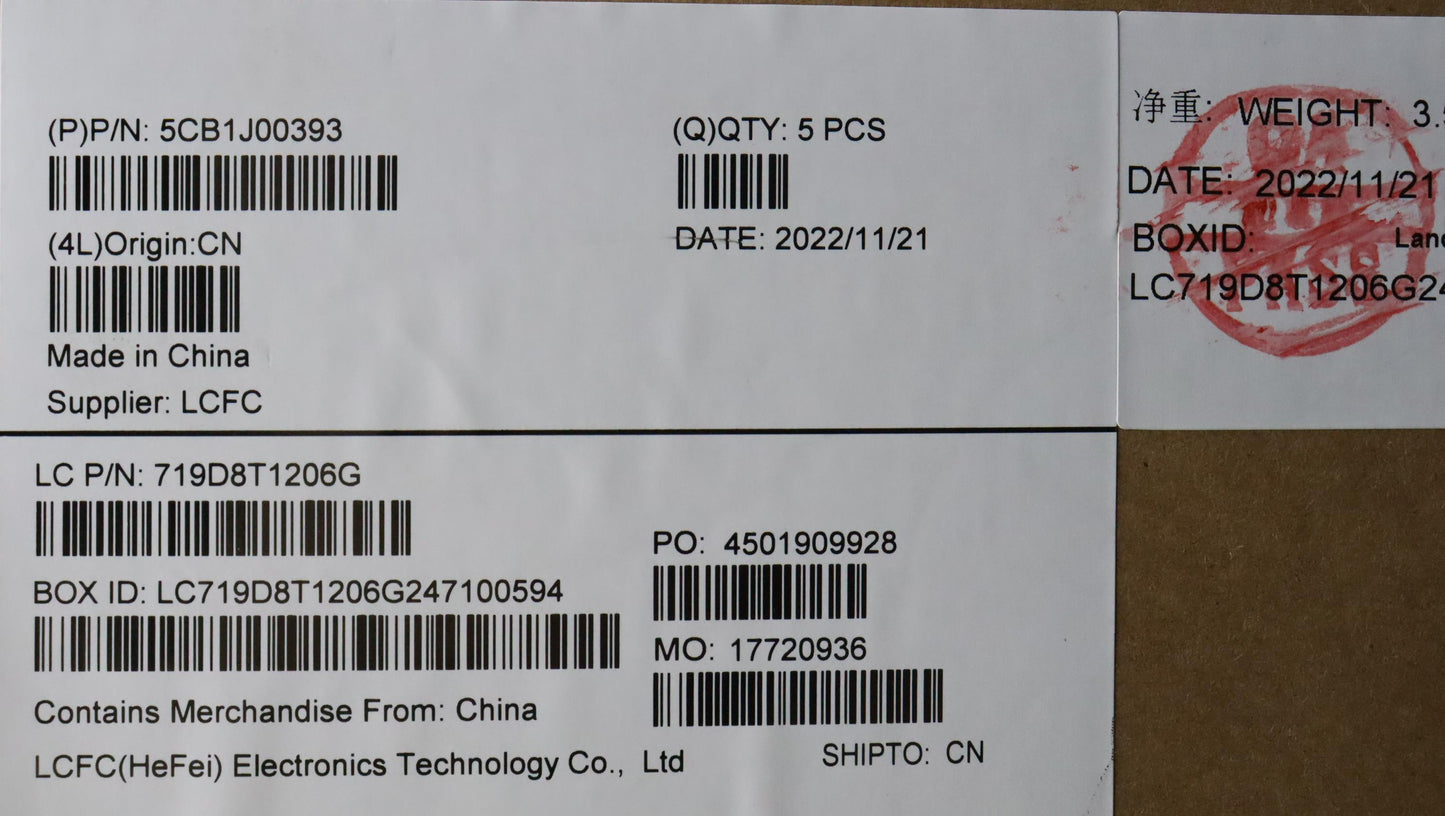 Lenovo Cover Uppercaseasmnordicl82Sff - 5CB1J00393