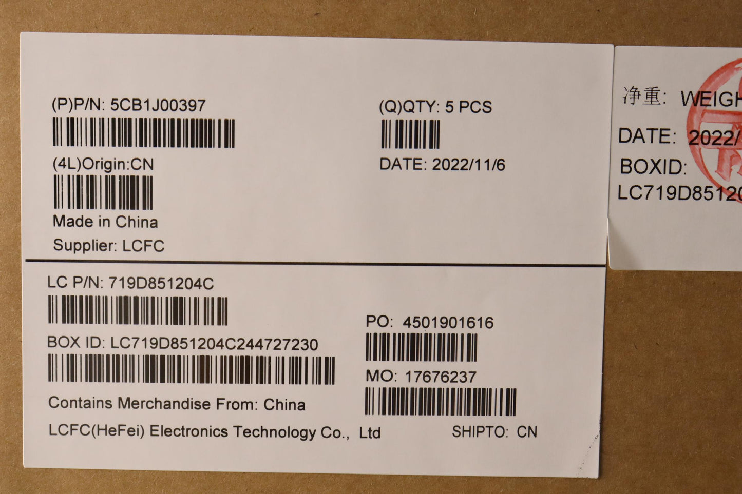Lenovo Cover Upper Case Asmspal82Sffp - 5CB1J00397