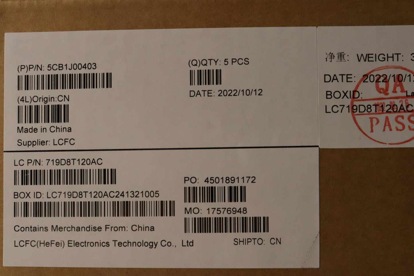 Lenovo Cover Upper Case Asmukrl82Sffp - 5CB1J00403